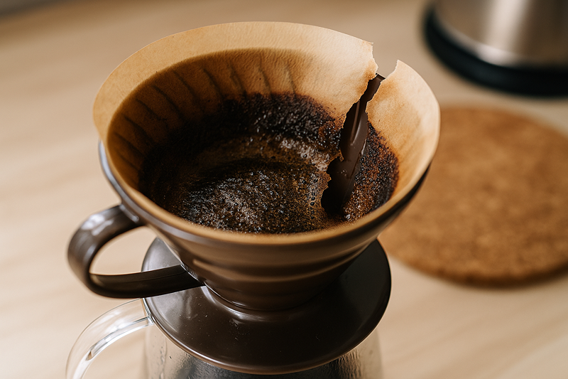 ダイソー コーヒーフィルター 破れる問題